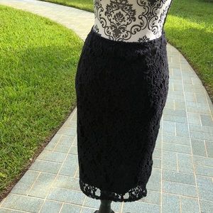 Black Lace Skirt